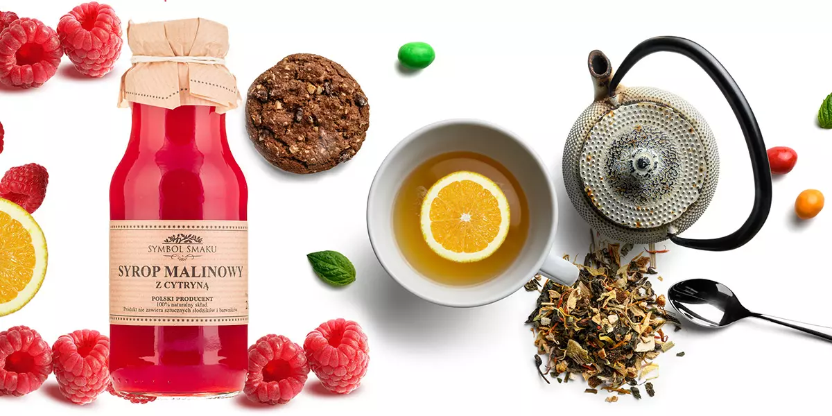 Syrop malinowy z cytryną 250 ml